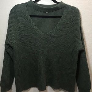 Green sweater